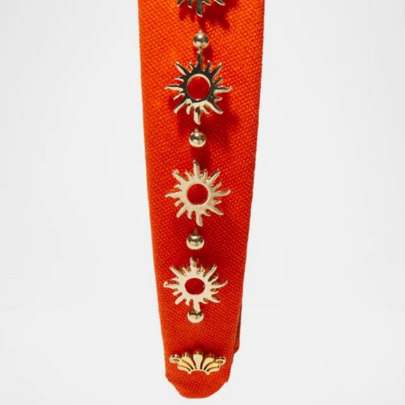 Lele Sadoughi Bessette Sunny Headband in Fire 600 NWT main image 8